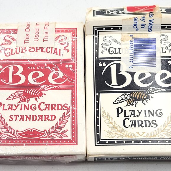 Bee | Toys | Vintage Bee Club Special Deck Standard Playing Cards Poker ...